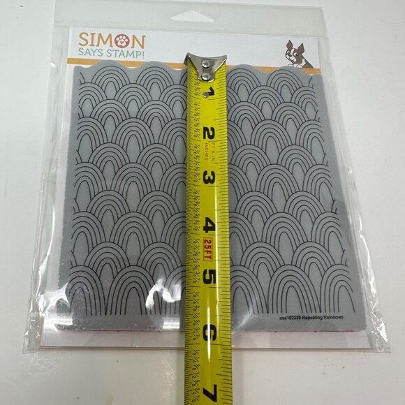 Simon Says Stamp Repeating Rainbows 6x6 Cling Stamp SSS102339 USA Retired - Picture 11 of 12